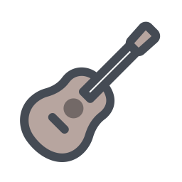 Guitar Recreation Music Icon