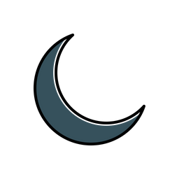 Crescent Moon  Icon