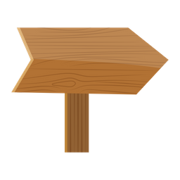 Wooden Signboard  Icon