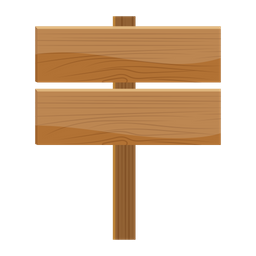 Wooden Signboard  Icon