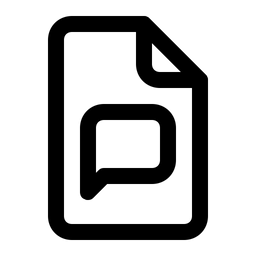 Chat-Datei  Symbol