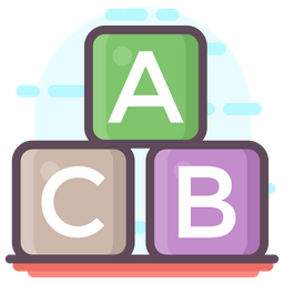 Alphabet Blocks  Icon