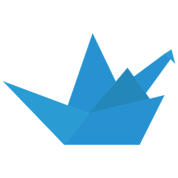 Origami-Kranich  Symbol