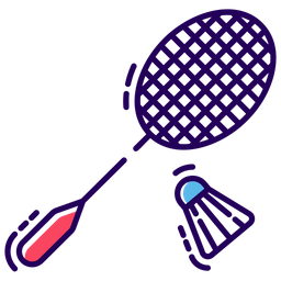 Badminton Racket  Icon