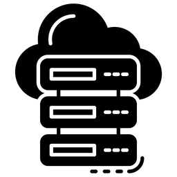 Cloud-Datenspeicher  Symbol