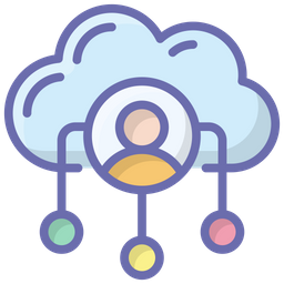 Cloud User  Icon