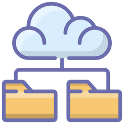 Cloud Document  Icon