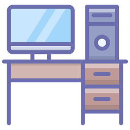 Computer Table  Icon