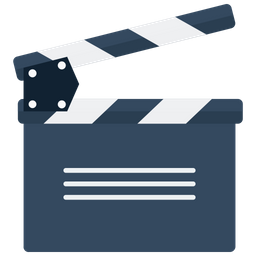 Clapperboard For Numbering  Icon