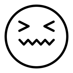 Angeekelt  Symbol