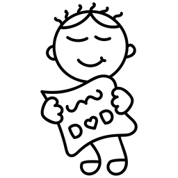 Vatertagskarte  Symbol