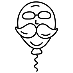 Vatertagsballon  Symbol