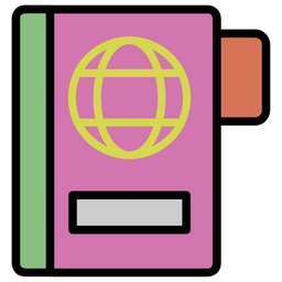 Passport Notebook Book Icon