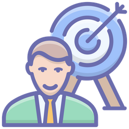 Business Aim  Icon