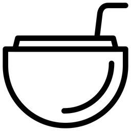 Kokosnussgetränk  Symbol