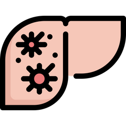 Liver Cancer Virus Icon