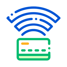 Connexion sans fil par carte  Icône