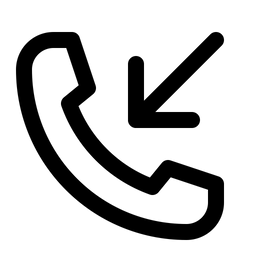 Eingehender Anruf  Symbol