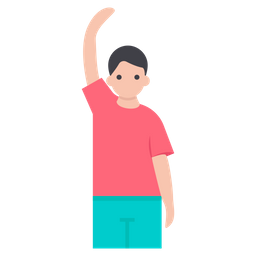 Child Raising Hand  Icon