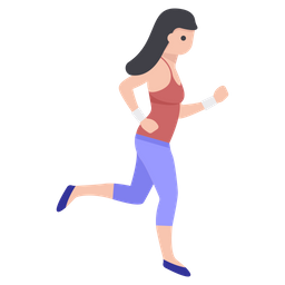 Female Runner  Icon