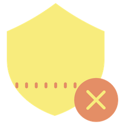 Cancel Shield  Icon