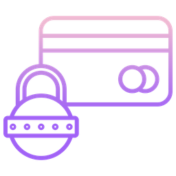 Lock Credit Card  Icon