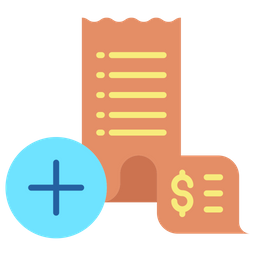 Add Invoice  Icon