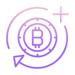 Bitcoin Add And Sync  Icon