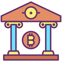 Banque bitcoin  Icône