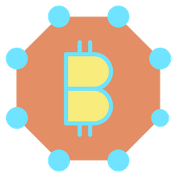 Blockchain de bitcoins  Icône