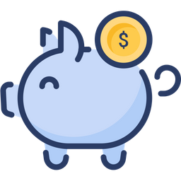 Money Piggy Save Money Icon