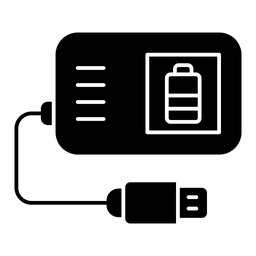 Akkuladegerät  Symbol