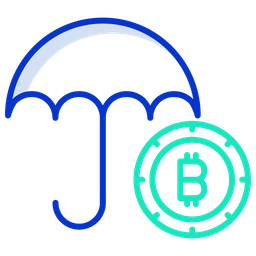 Bitcoin-Versicherung  Symbol