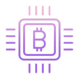 Bitcoin Chip  Icon