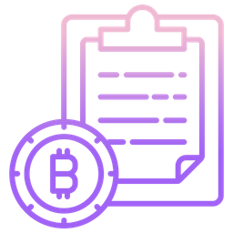 Bitcoin Clipboard  Icon