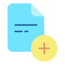 Add Document  Icon