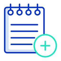 Ajouter de nouvelles notes  Icône