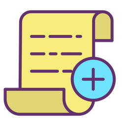 Add Document  Icon