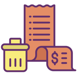 Delete Invoice  Icon