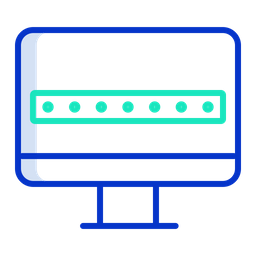 Computer-Passcode  Symbol