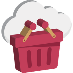 Cloud Basket  Icon