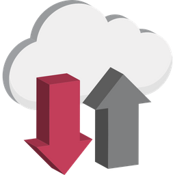 Cloud Arrows  Icon