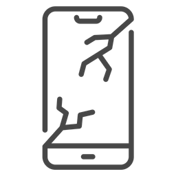 Broken Mobile  Icon