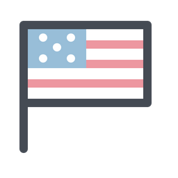 Bandeira americana  Ícone