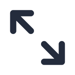 Diagonal Expand Arrow  Icon