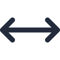 Seta bidirecional  Ícone