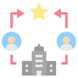 Objetivo empresarial  Icono