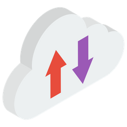 Cloud-Daten  Symbol