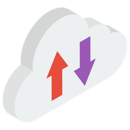 Cloud Data  Icon