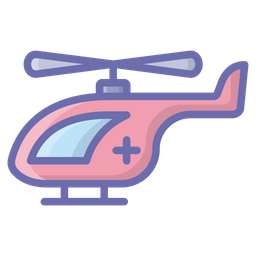 Ambulanzhubschrauber  Symbol